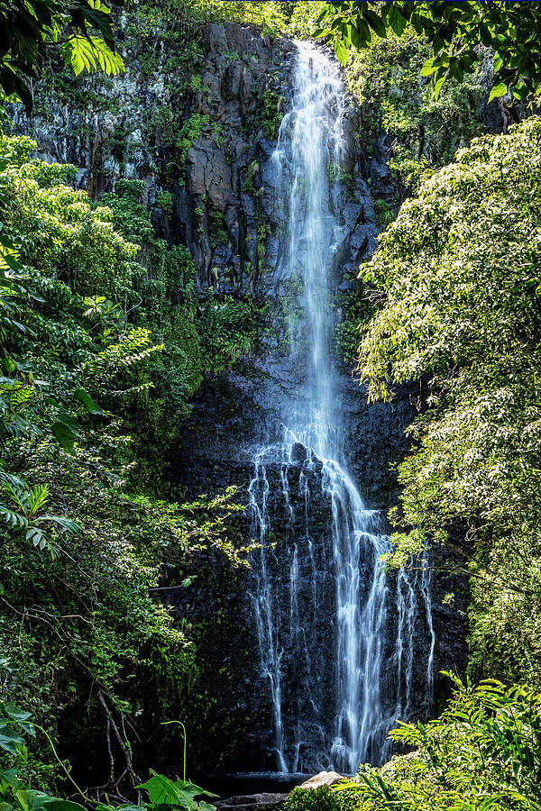 Wailua Falls Vertical Photograph by Kelley King