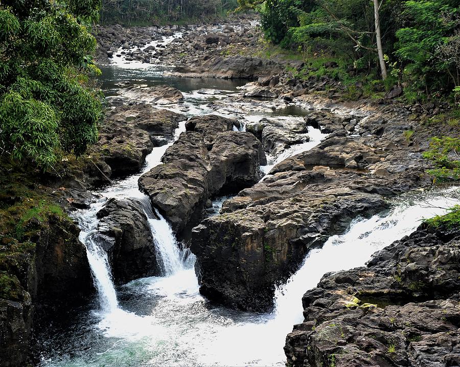 Wailuku River Falls Photograph by Heidi Fickinger