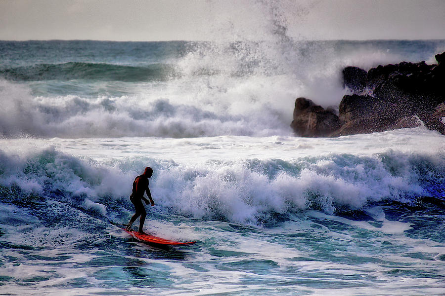 Waimea Bay Surfer Photograph by Jim Albritton