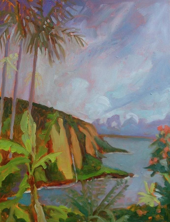 Waipio Painting by Diane Renchler