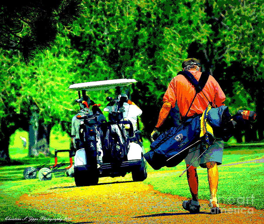 Golf Photograph - Wait for me... by Christine Zipps