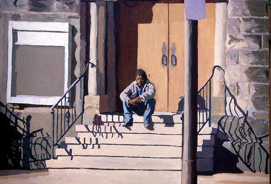Waiting and Resting Painting by David Buttram