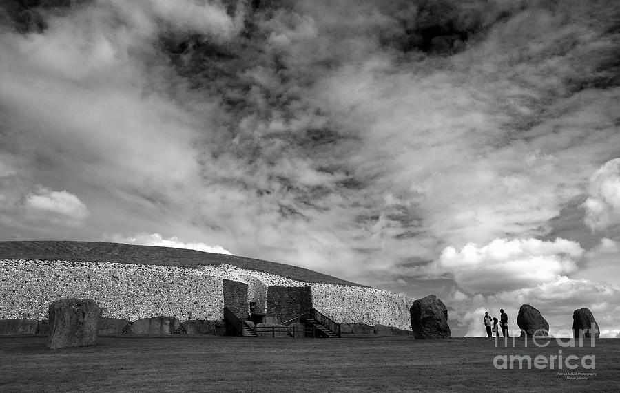 Waiting at Newgrange, Co. Meath, Ireland  Photograph by Patrick McGill