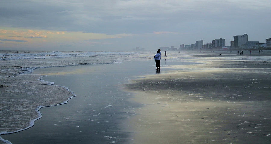 Beach Photograph - Waiting by Cathy Harper