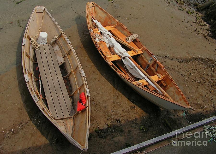 Boat Photograph - Waiting For The Tide by Joy Bradley