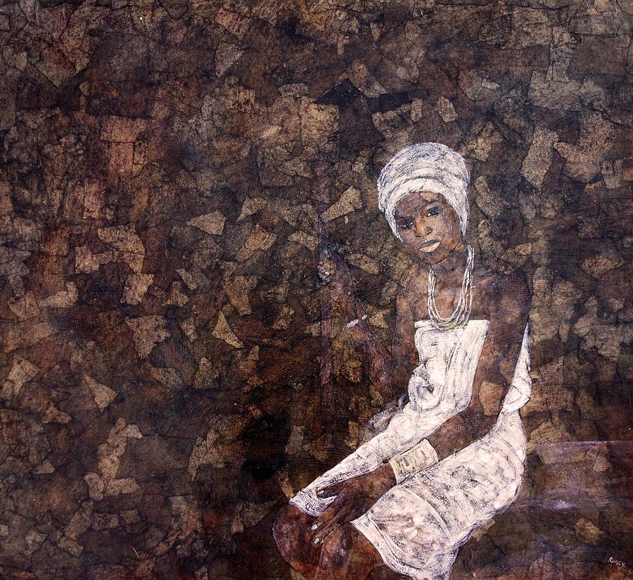 Waiting For The Uninvited  Painting by Ronex Ahimbisibwe