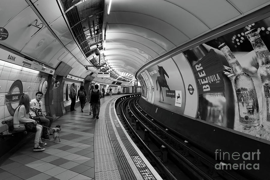 London Photograph - Waiting for train by Svetlana Sewell