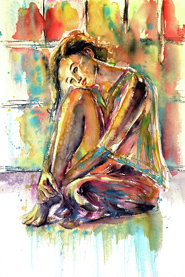 Waiting for you Painting by Kovacs Anna Brigitta