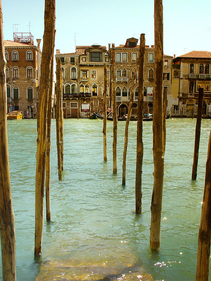 Waiting in Venice Photograph by Julie Palencia