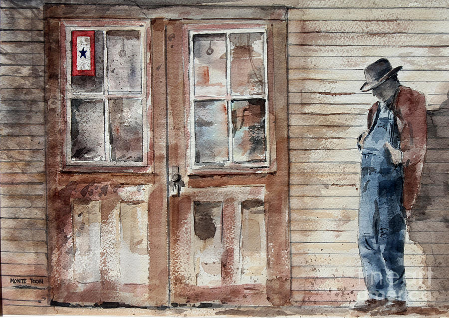Waiting Painting by Monte Toon