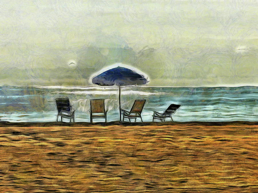 Waiting On High Tide Mixed Media