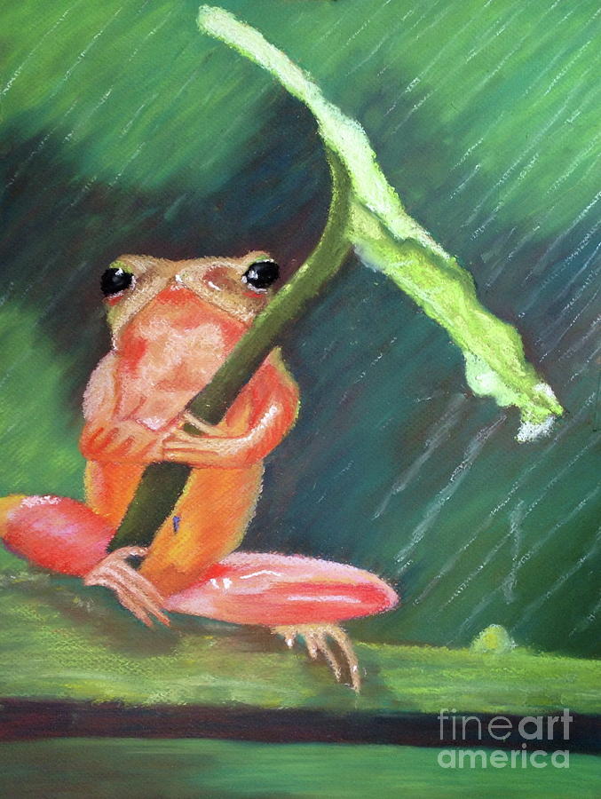 Waiting on the Rain Pastel by Jennefer Chaudhry