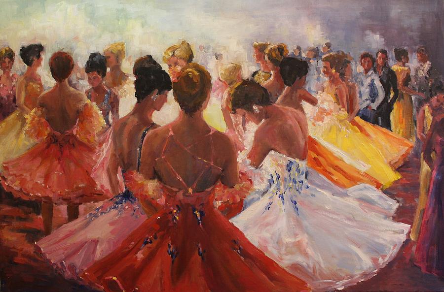 The painting dance. Бал картина 19 век. Осенний бал живопись. Бал живопись композиция. Абстрактная картина бал.