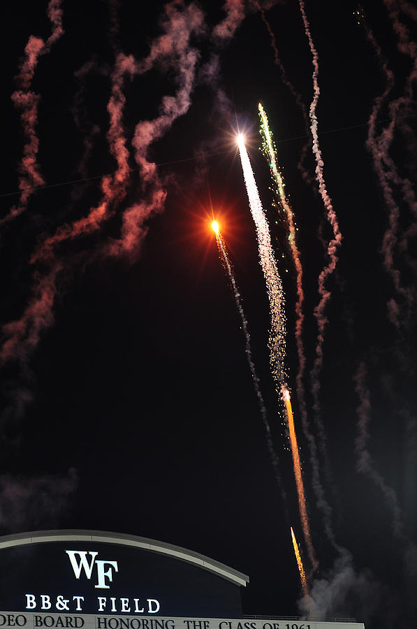 Wake Forest Fireworks Photograph by The Silver Lining Marketing and