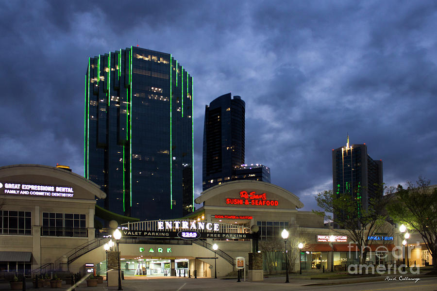 Wake Up Tower Place 100 Buckhead Atlanta Art Photograph By Reid Callaway