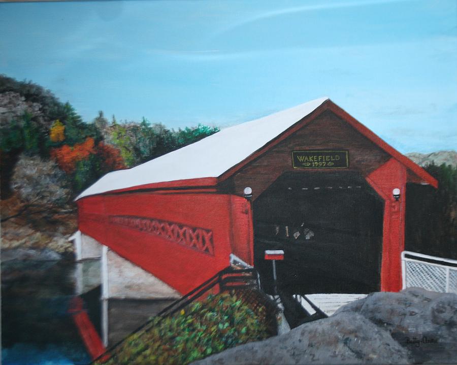 Wakefield Bridge Painting by Betty-Anne McDonald