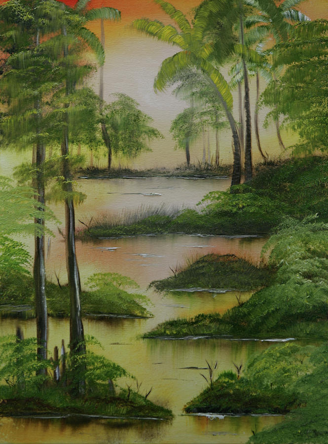 Landscape Painting - Waking by Robin Lee Landscape Painting - Waking by Robin Lee