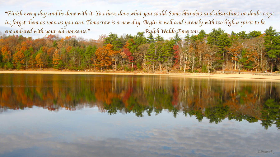 Walden Pond Photograph by Deborah Dendler - Fine Art America