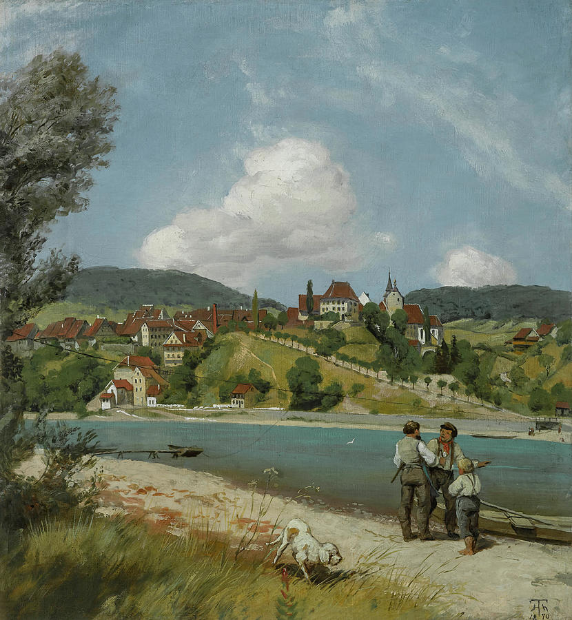 Vintage Painting - Waldshut by Mountain Dreams