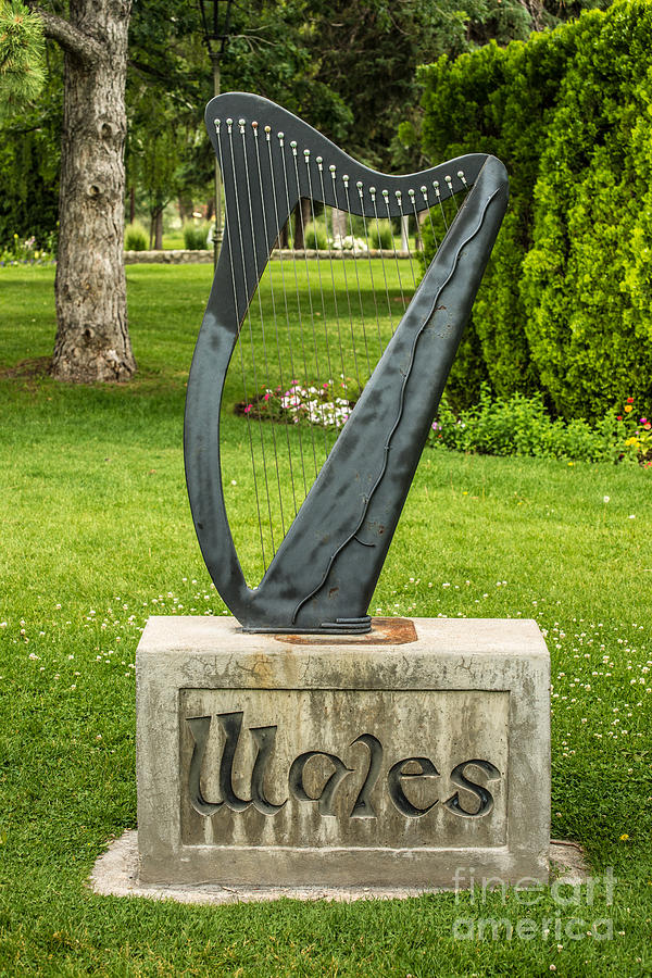 Wales Harp Statue - International Peace Park - Utah Photograph by Gary Whitton