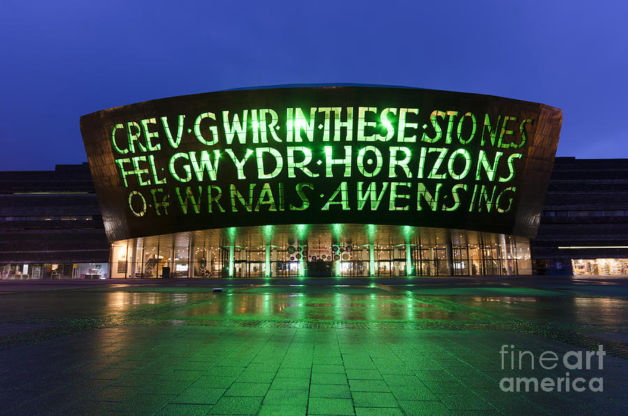 Wales Photograph - Wales Millennium Centre by Steev Stamford