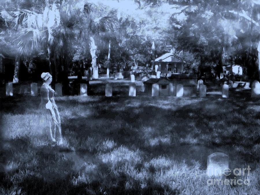 Walk In The Cemetery Digital Art by D Hackett