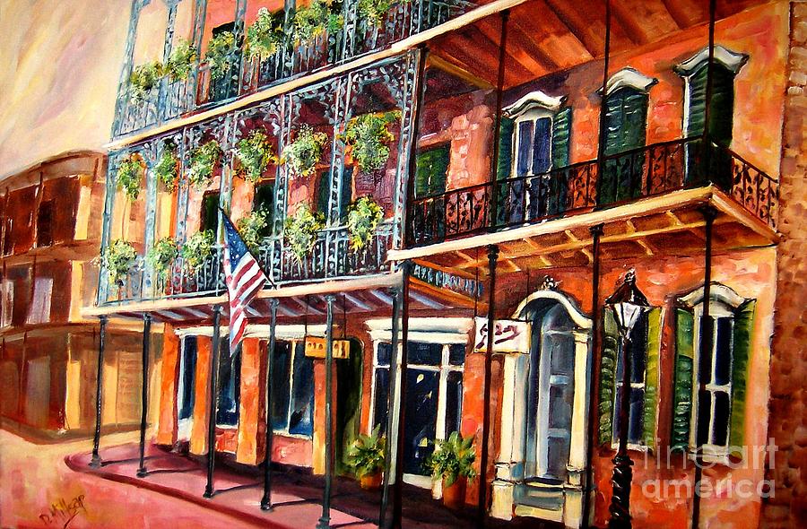 Walk in the French Quarter Painting by Diane Millsap