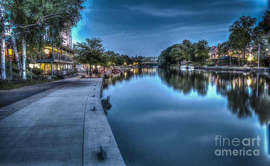 Walk on the Canal Photograph by Joann Long