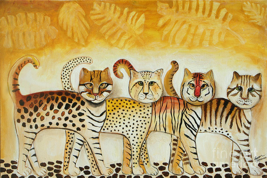 Walk on the wild side Painting by Lauren  Marems