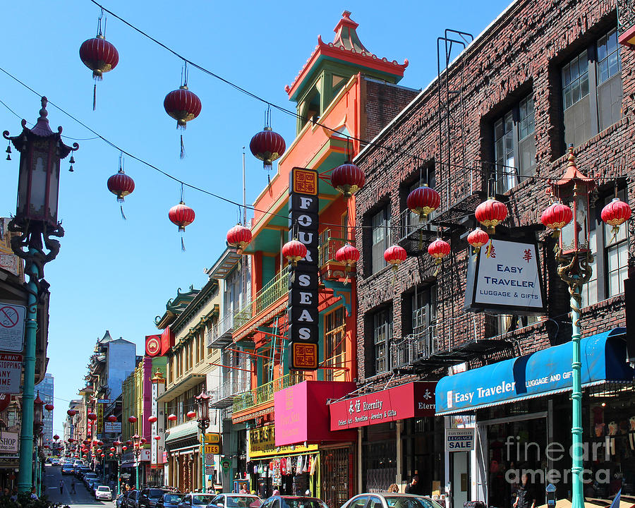 Walk Through Chinatown Photograph by Cheryl Del Toro