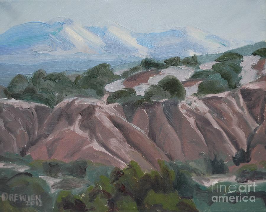 Road to Chimayo Painting by Celeste Drewien