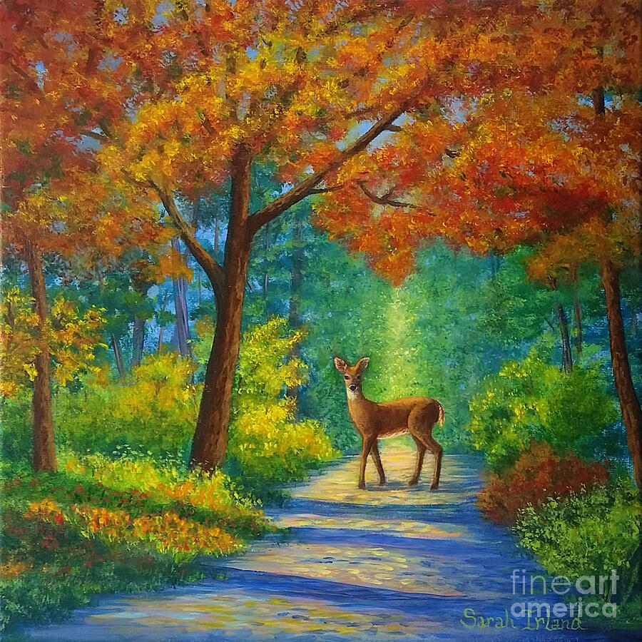 Walk With Me? Painting by Sarah Irland