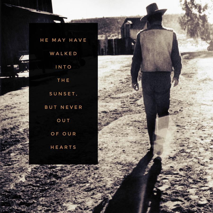 Walked into the sunset but not out of our heart. by Michele Carter Walked into the sunset but not out of our heart. by Michele Carter