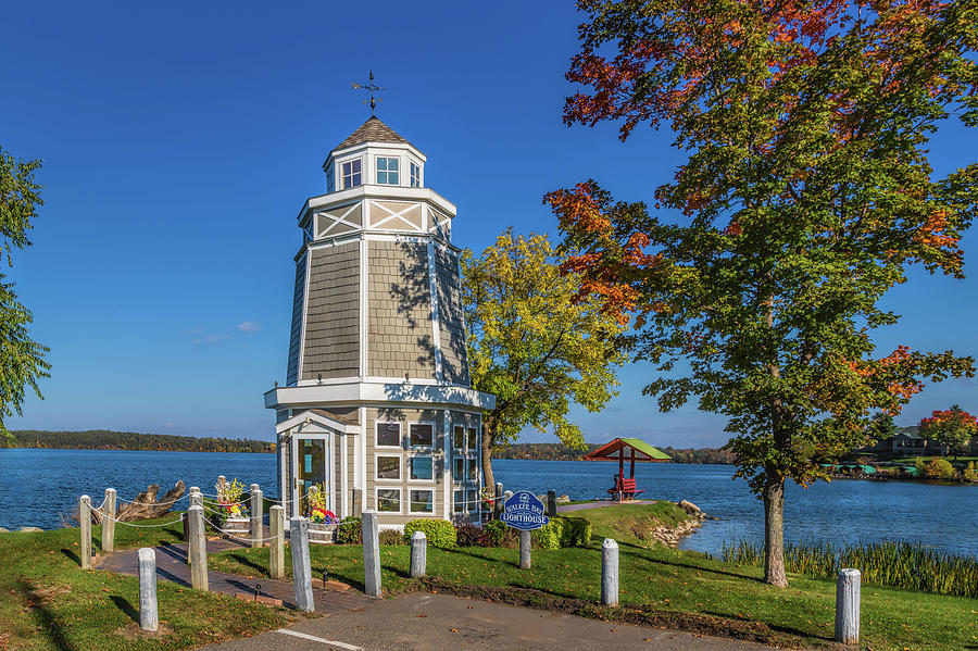 Walker Bay Lighthouse Photograph by John M Bailey