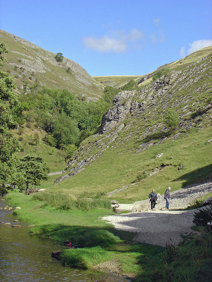 Walkers At Dovedale Photograph by Rod Johnson