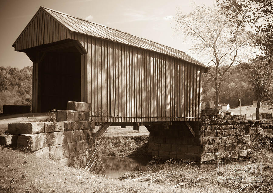 Walkersville Covered Bridge 1 Timeless Series 11 Photograph