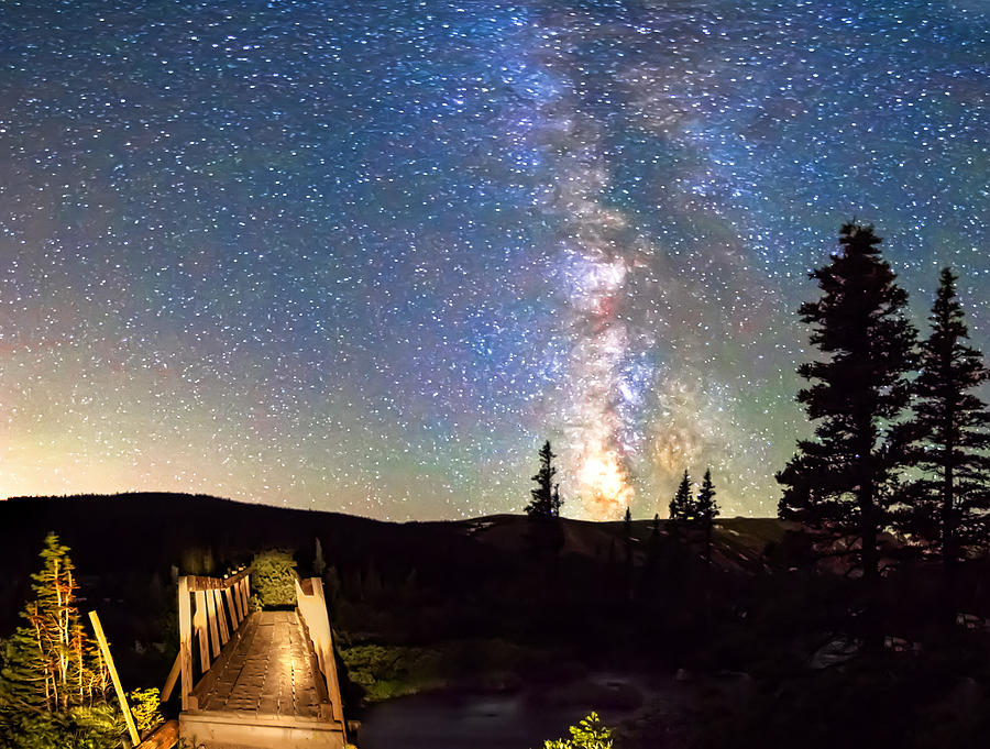 Walking Bridge to The Milky Way Photograph by James BO Insogna