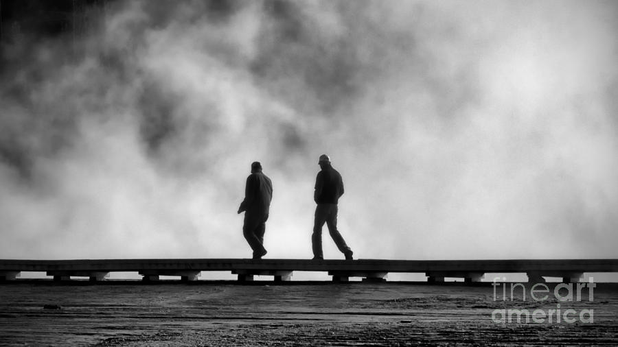 Walking Geyser Boardwalk Photograph by Jerry Fornarotto