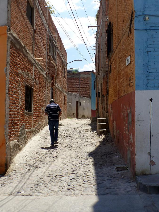 Walking Home in San Miguel de Allende Photograph by Rosanne Licciardi