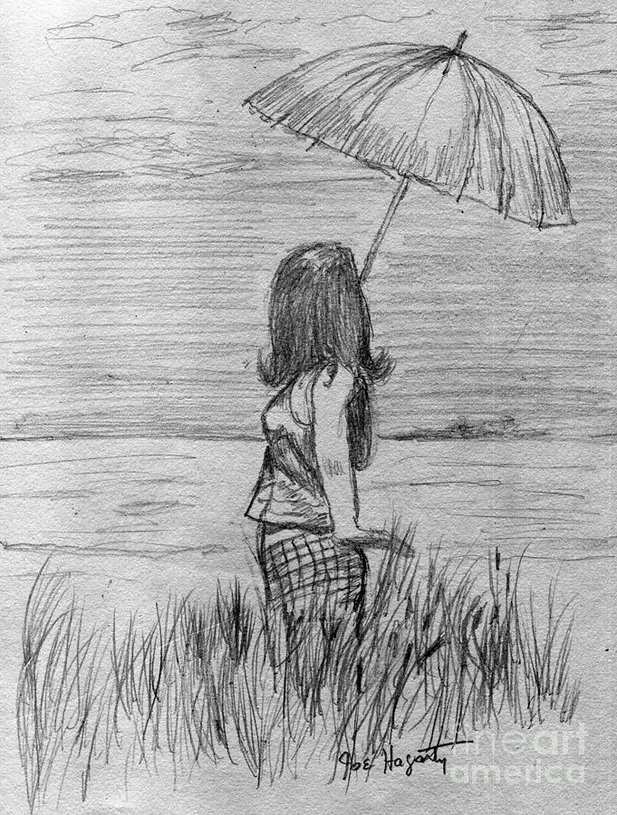 rain drawing