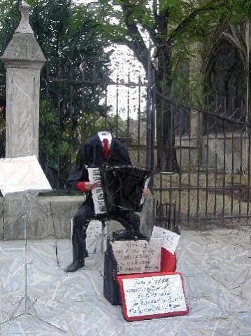 Walking in the streets of Paris. Street Artist at Le Sacre Coeur Photograph by Antonella Manganelli