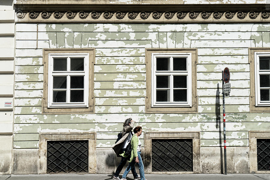 Walking in Vienna Photograph by Sharon Popek