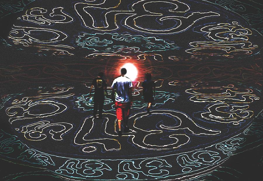 Light Photograph - Walking Into The Light by Zack Scillian Kennedy Light Photograph - Walking Into The Light by Zack Scillian Kennedy