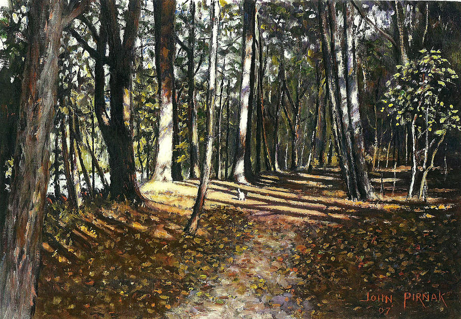 Walking Jasper Painting by John Pirnak