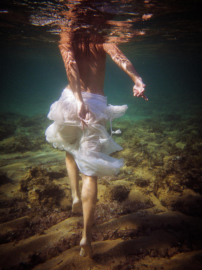 Walking Mermaid Photograph by Gemma Silvestre