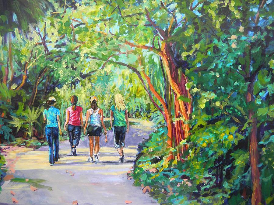 Walking On Sunshine Painting by Patricia Maguire