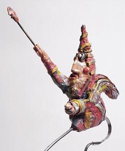 Detail Sculpture - Walking On The Clouds by Mirel Goldenberg Detail Sculpture - Walking On The Clouds by Mirel Goldenberg