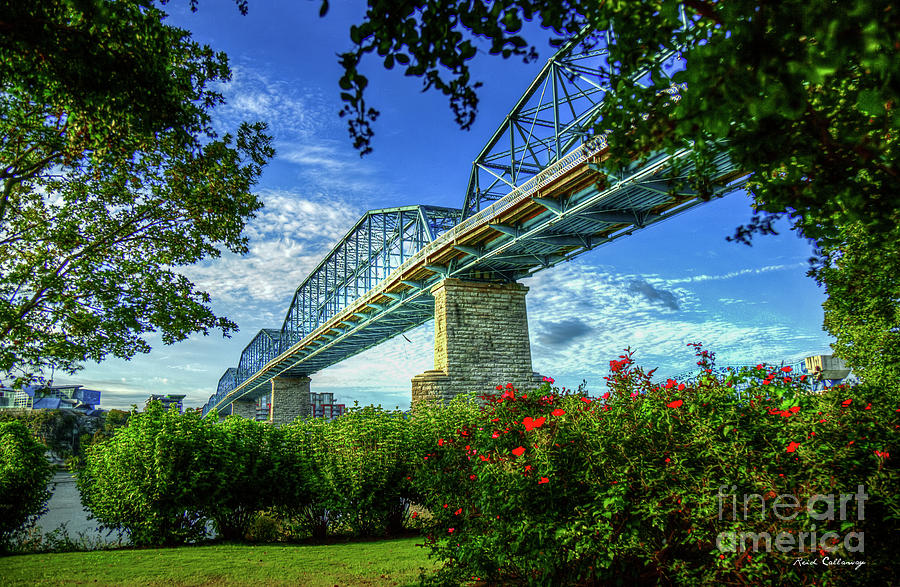 Walking Tall Walnut Street Pedestrian Bridge Chattanooga, Tennessee Art Photograph by Reid Callaway