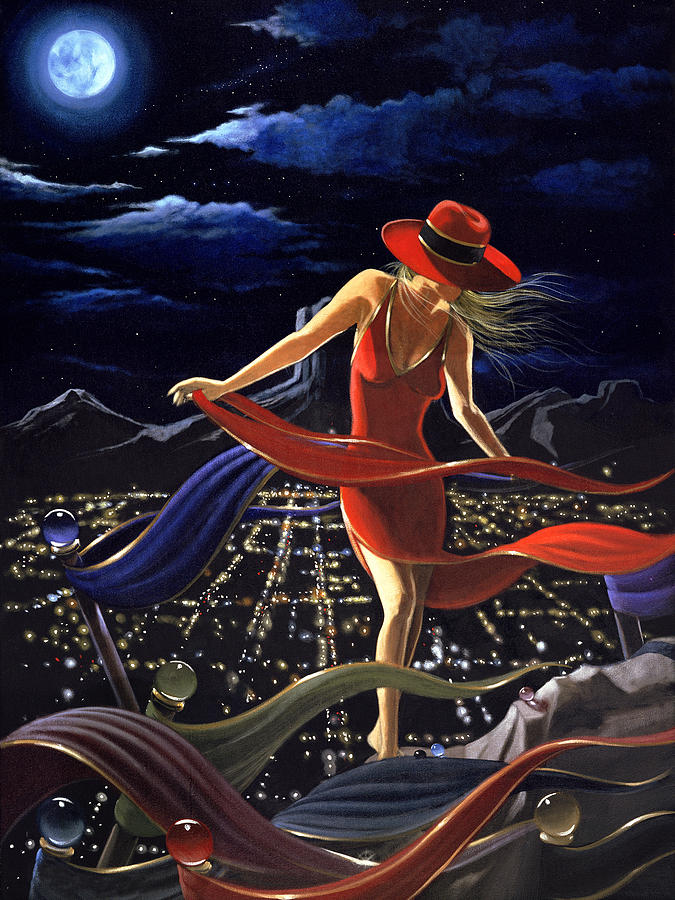 Walking The Edge Painting by Victor Ostrovsky