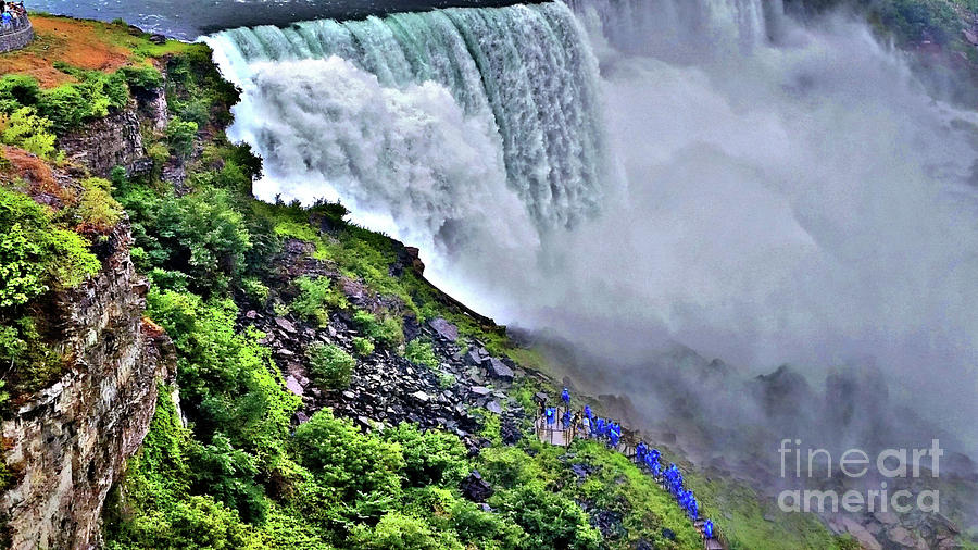 Walking The Falls HDR Photograph by Raymond Earley
